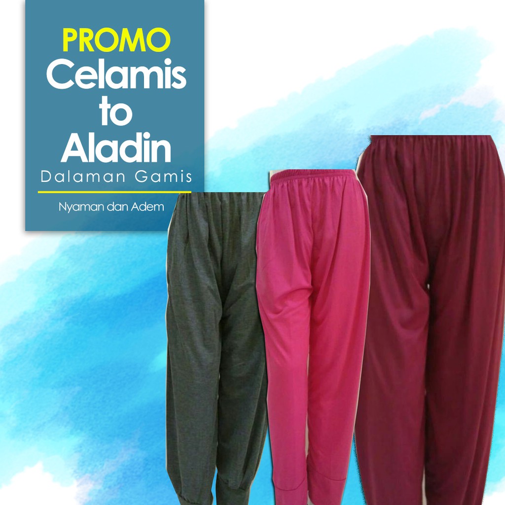  Celana  Dalaman Gamis Murah  ukuran Jumbo dan Standar 