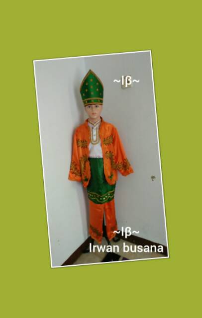 Baju adat banjarmasin   1 ukuran ( all size)