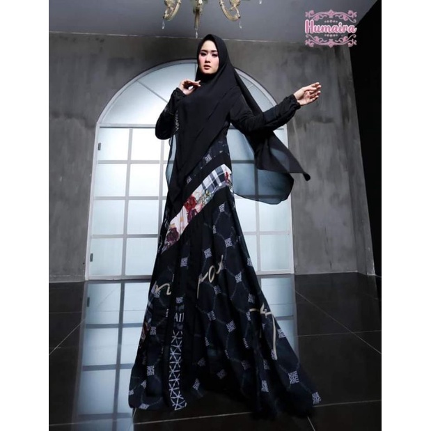 COLIN SYAR'I BRAND HUMAIRA/HUMAIRA TERMURAH/GAMIS SYAR'I TERBARU/GAMIS SET KHIMAR KEKINIAN