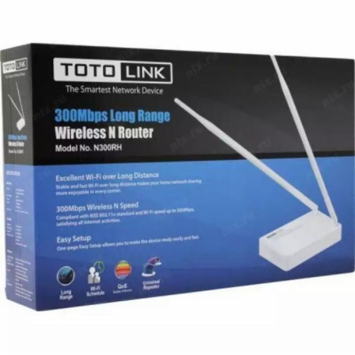Router TOTOLINK N300RH 300Mbps Long Range Wireless N Router