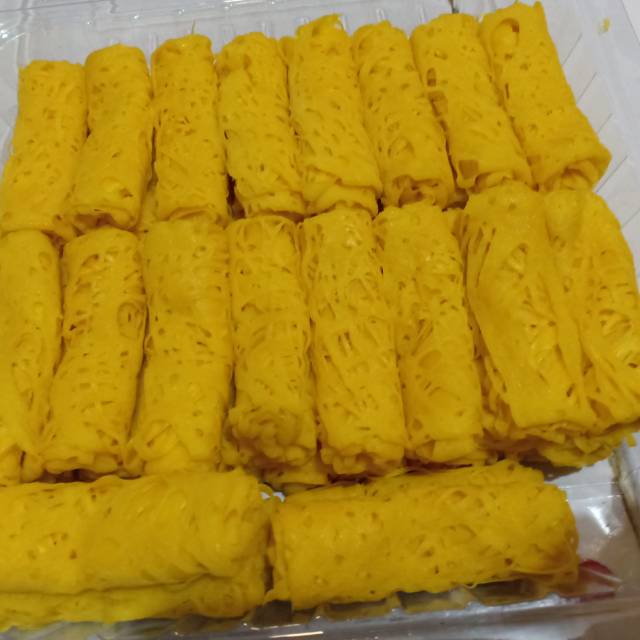 

Roti jala kari ayam + acar
