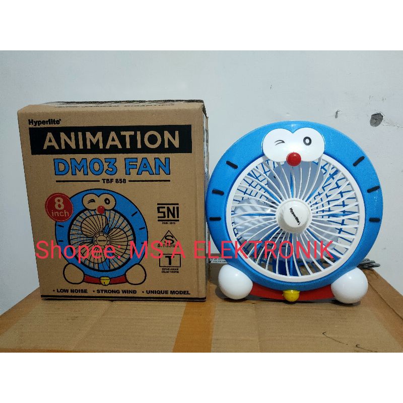 Kipas Karakter Arashi 8&quot; Iron Man/Doraemon/Hello Kitty/Minion/Mickey