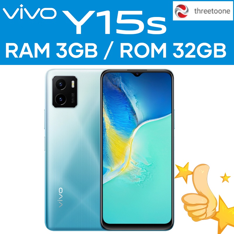 Vivo Y15s / Y21 hp RAM 3G ROM 32GB / 4GB ROM 64GB promo asli 100%original baru, Triple Camera-Y15S green 3/32