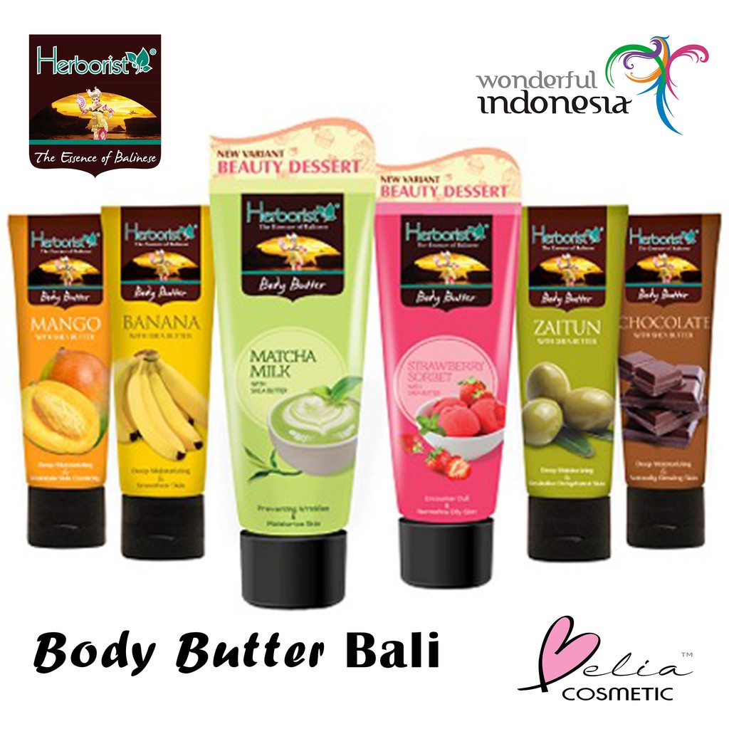 ❤ BELIA ❤ Herborist Body Butter 80g Halal &amp; BPOM | herboris