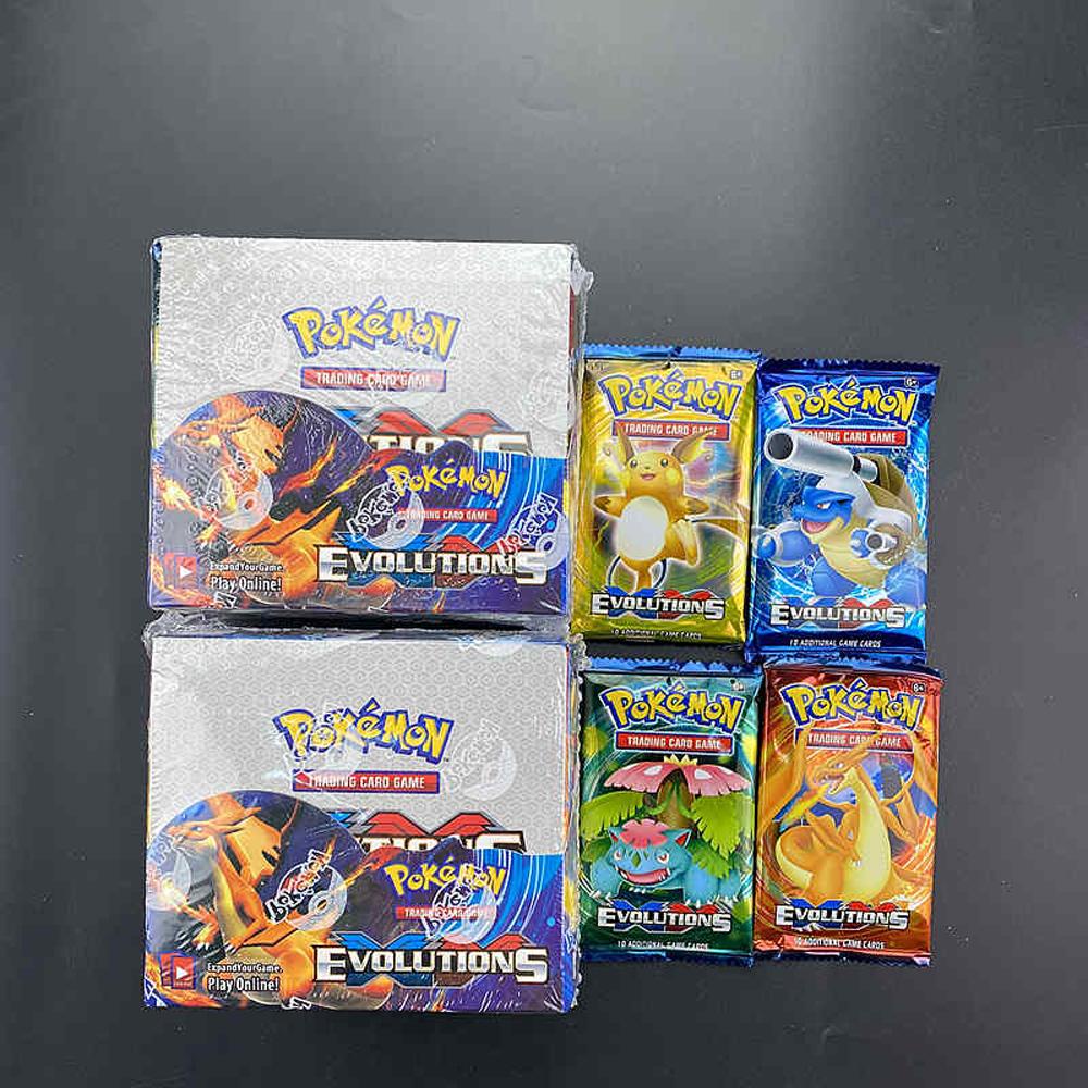 Needway   Kartu Pokemon Board Game Hadiah Anak Kartu Bersinar Mainan Evolus Unbroken Kartu Koleksi