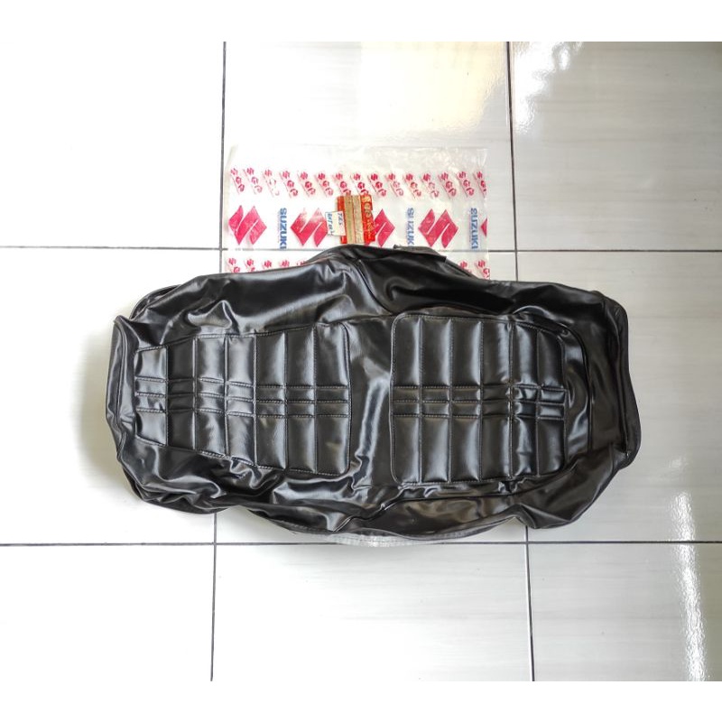 sarung jok kulit jok suzuki TRS TRZ katana original