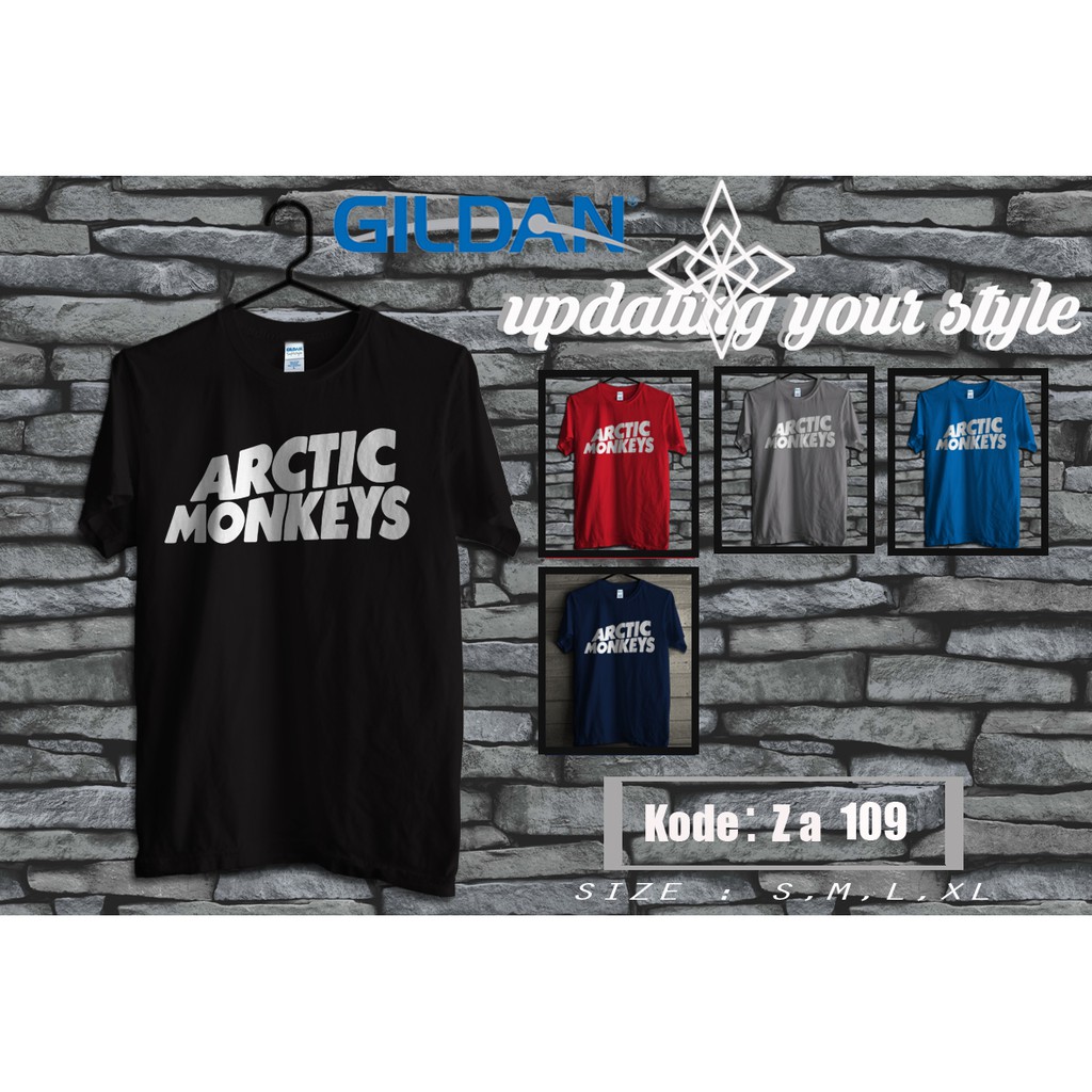 kaos arctic monkeys original gildan za109