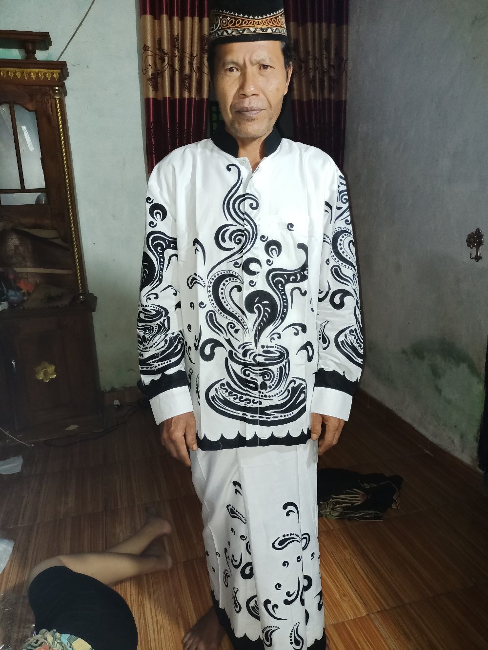 Setelan Sarung Batik Solo