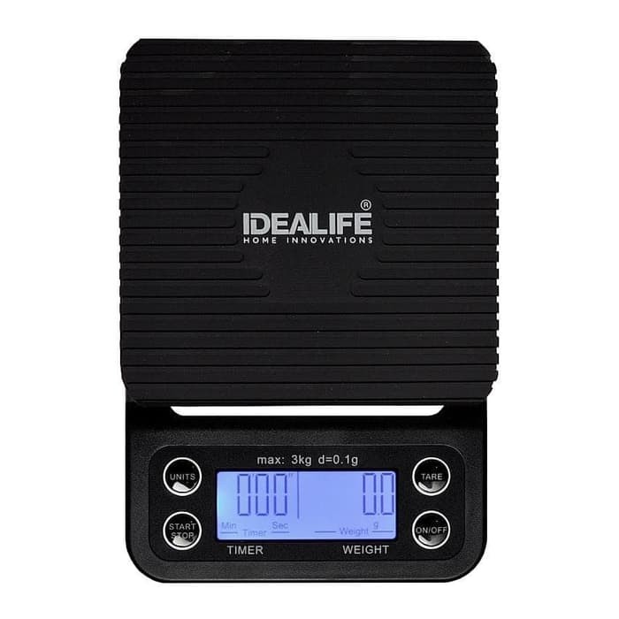 IDEALIFE IL-500C Timbangan Kopi Digital Dapur Biji Kopi Coffee Scale IL 500C Timer Timbang Alat Ukur peralatan perlengkapan rumah garansi resmi