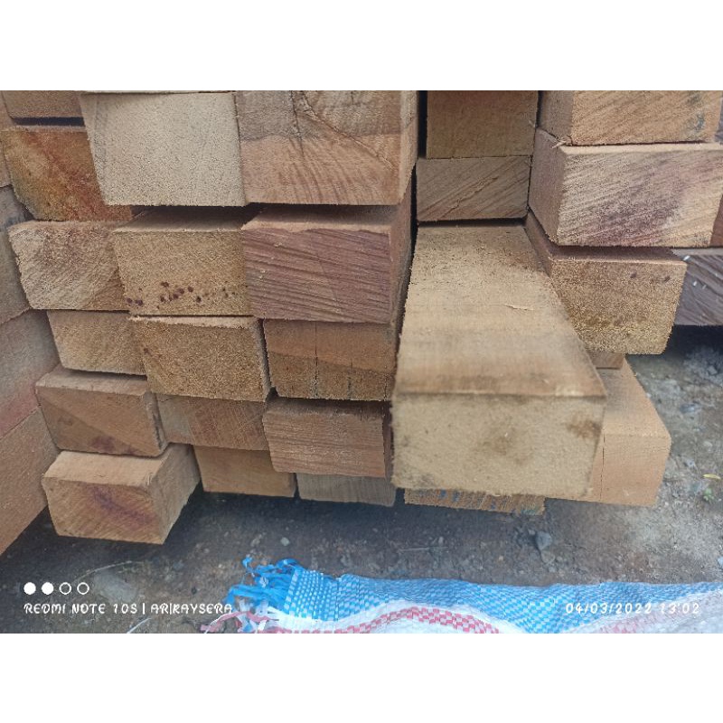 Kaso Usuk Kayu Bengkirai Super Murah 4x6x 200 - 400 cm