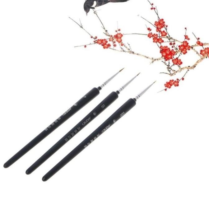 

PERALATAN MELUKIS MINIATURE & DETAILING BRUSH 0/00/000 (3PCS) ALAT LUKIS