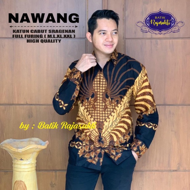 Batik NAWANG Katun Cabut Sragenan Full Furing Termurah