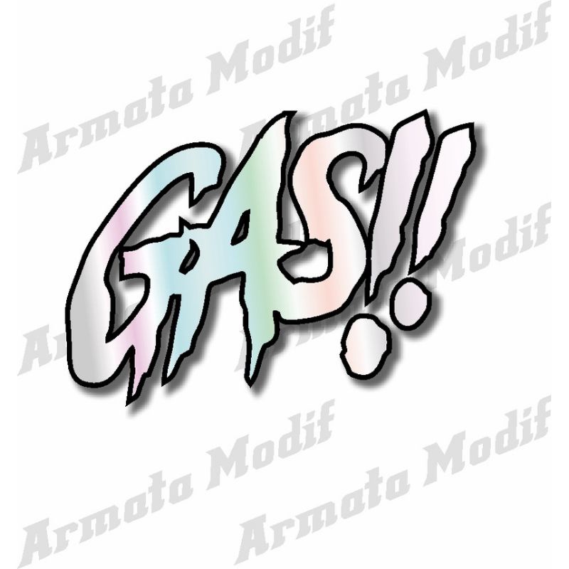 

stiker timbul GAS