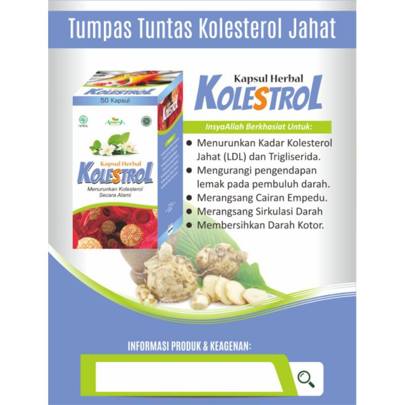 

KOLESTROL/ obat mengurangi kolesterol