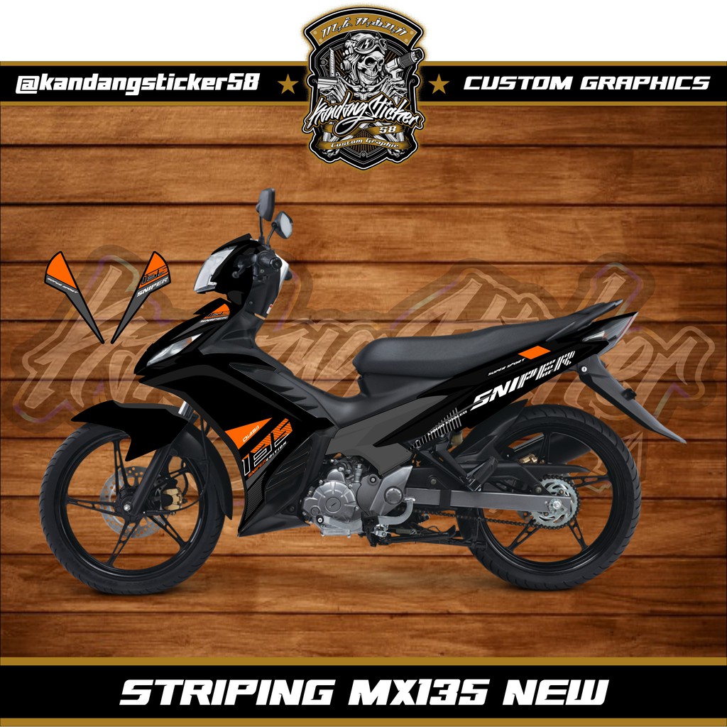 Striping Jupiter MX 135 New Sniper 135 Exciter LC135 Racing Striping Mx135 New Thailand Vietnam