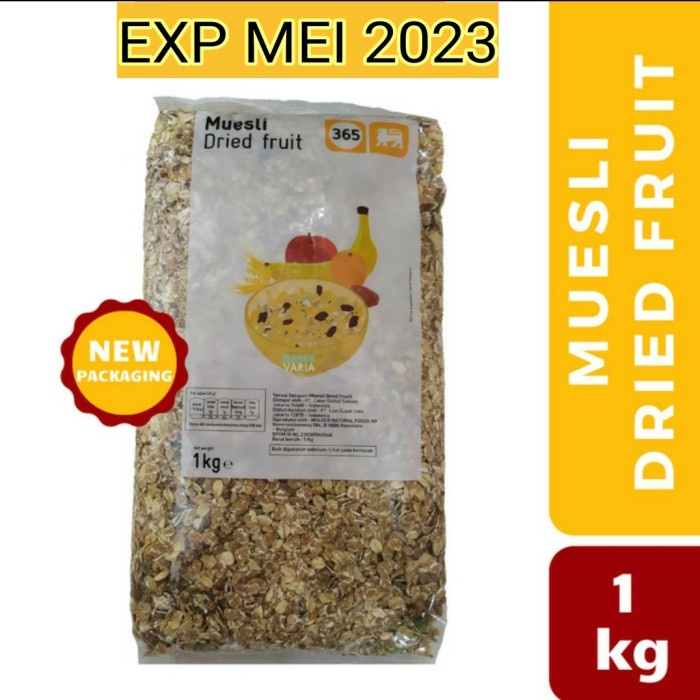 Jual Muesli Dried Fruit 1 Kg Shopee Indonesia