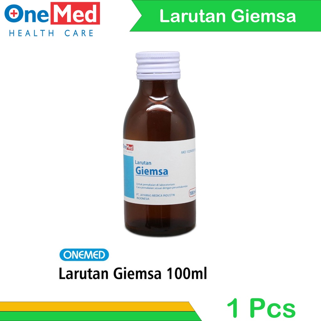 Larutan Giemsa OneMed 100 Ml