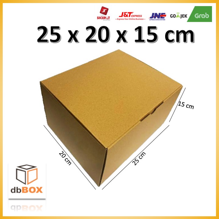 

Kardus 25x20x15 cm | Box Die Cut & Easy Usage |Box Aksesoris & Pizza