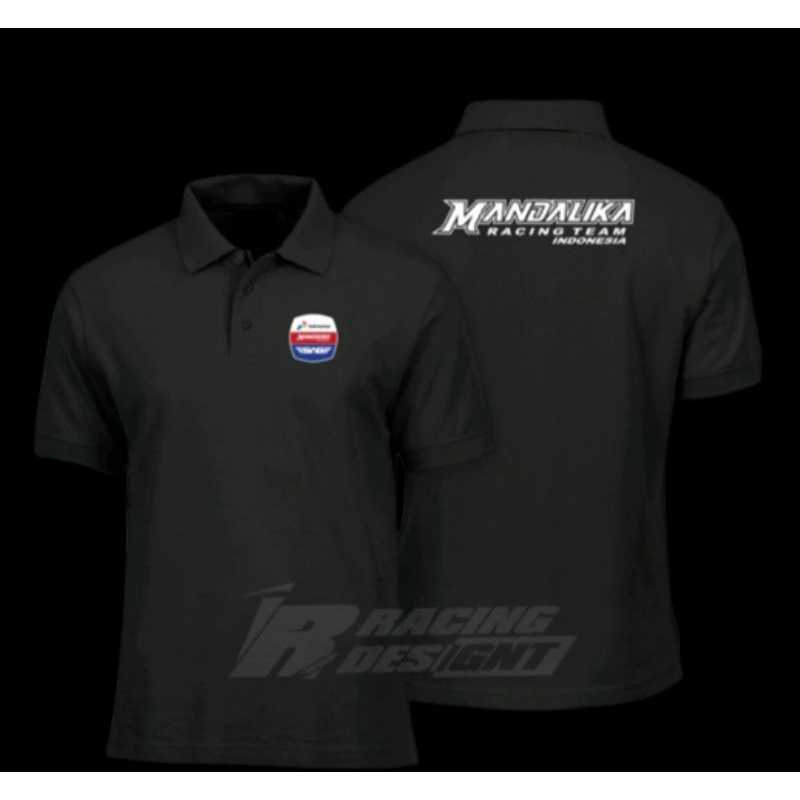 Polo Shirt Kaos Polo Mandalika Racing Team / Kaos Pertamina SAG Mandalika Racing Team/Kaos Kerah