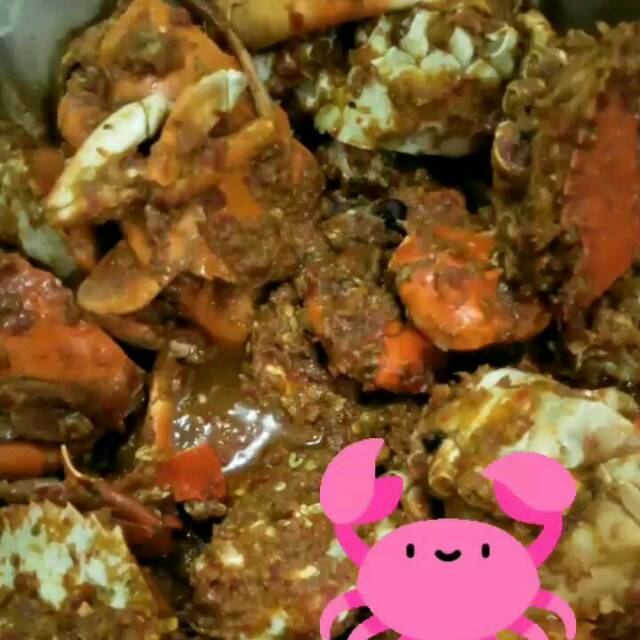 

kepiting pedas kepiting geprek Ibun