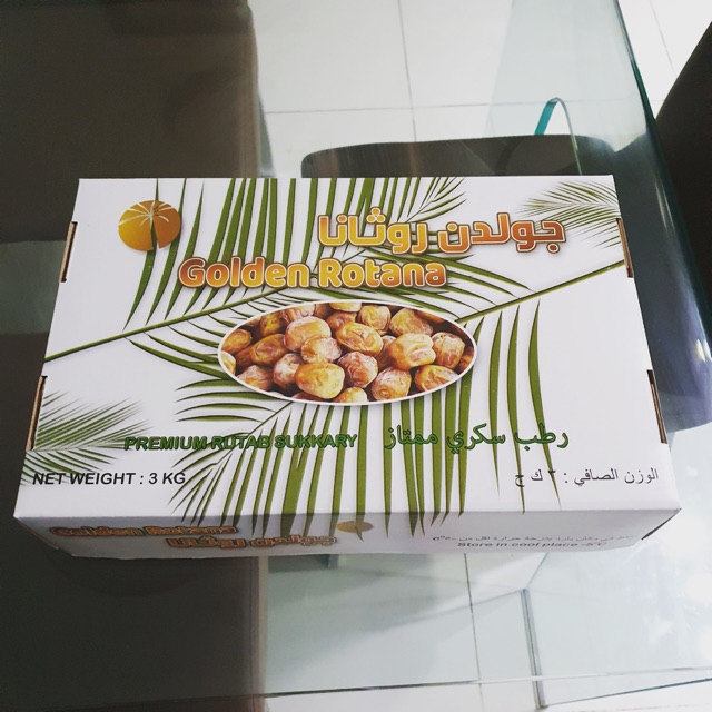 Kurma sukari sukkari Golden Rotana 3kg
