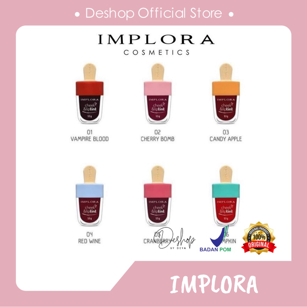 Implora Liptint Implora Cheek and Lip Tint