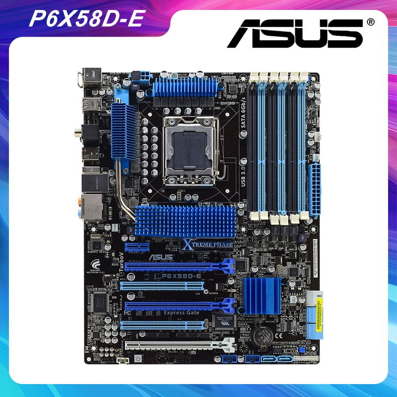 PREORDER ASUS P6X58D-E LGA 1366 Intel X58 Desktop PC Motherbaord DDR3 24GB Core i7/Core i7 Extreme C