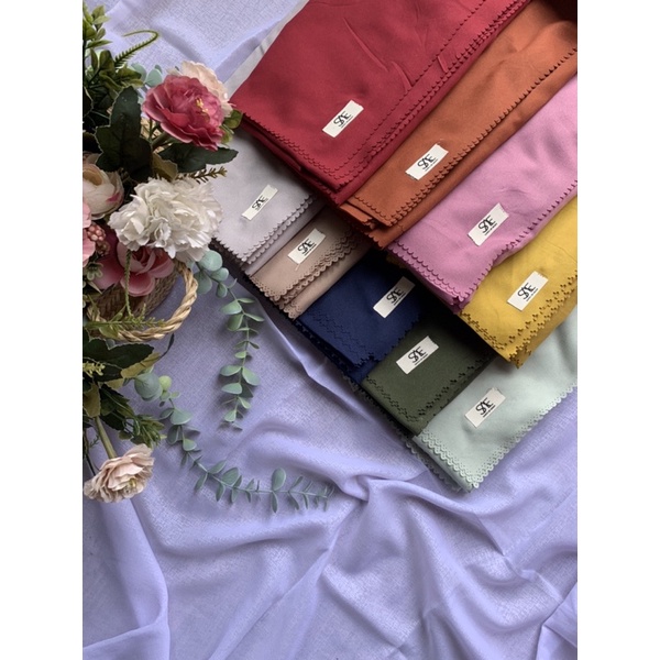 Hijab Voal Polos 130*130