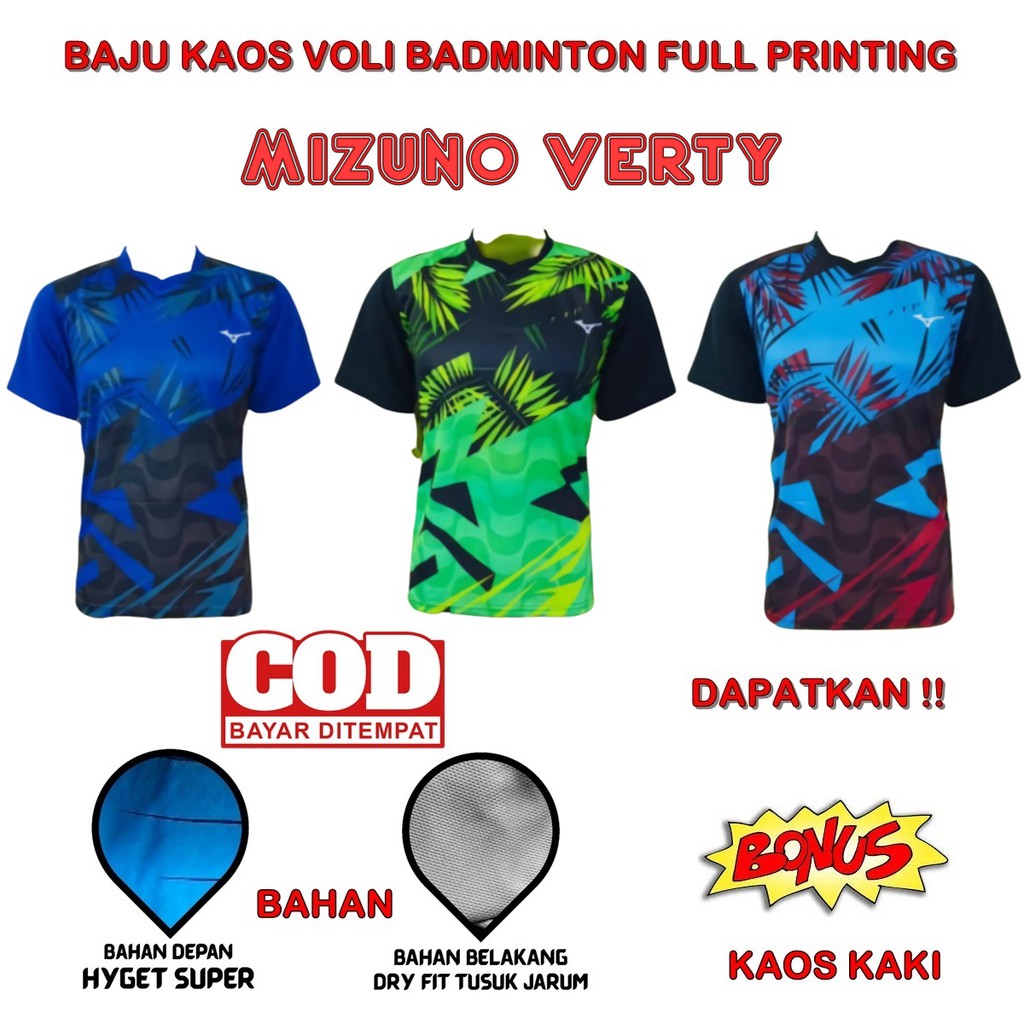 Kaos/Baju/Jersey Volly Mizuno VERTY