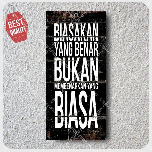 Poster kata kata motivasi Hiasan dinding motivasi Dekorasi dinding Poster dinding 143027STR