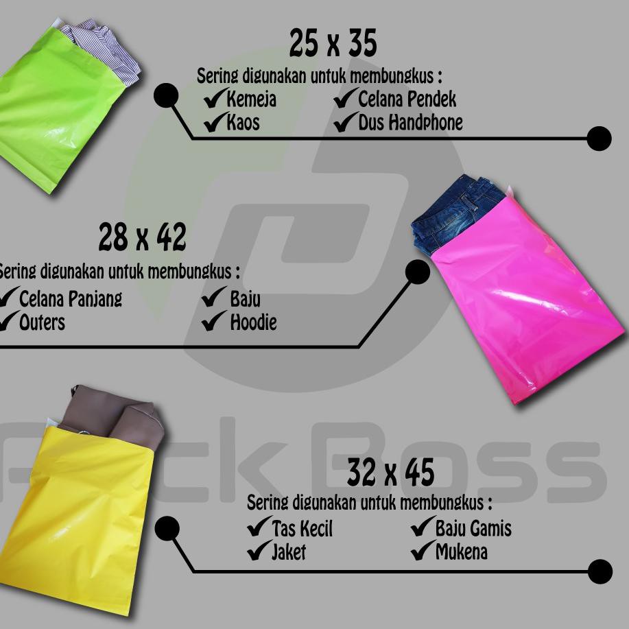 

Ready ZRDSF POLYMAILER PACKBOSS 25X35 ISI ±100 TEBAL *KUALITAS BOSS, HARGA * 91 Stock Banyak
