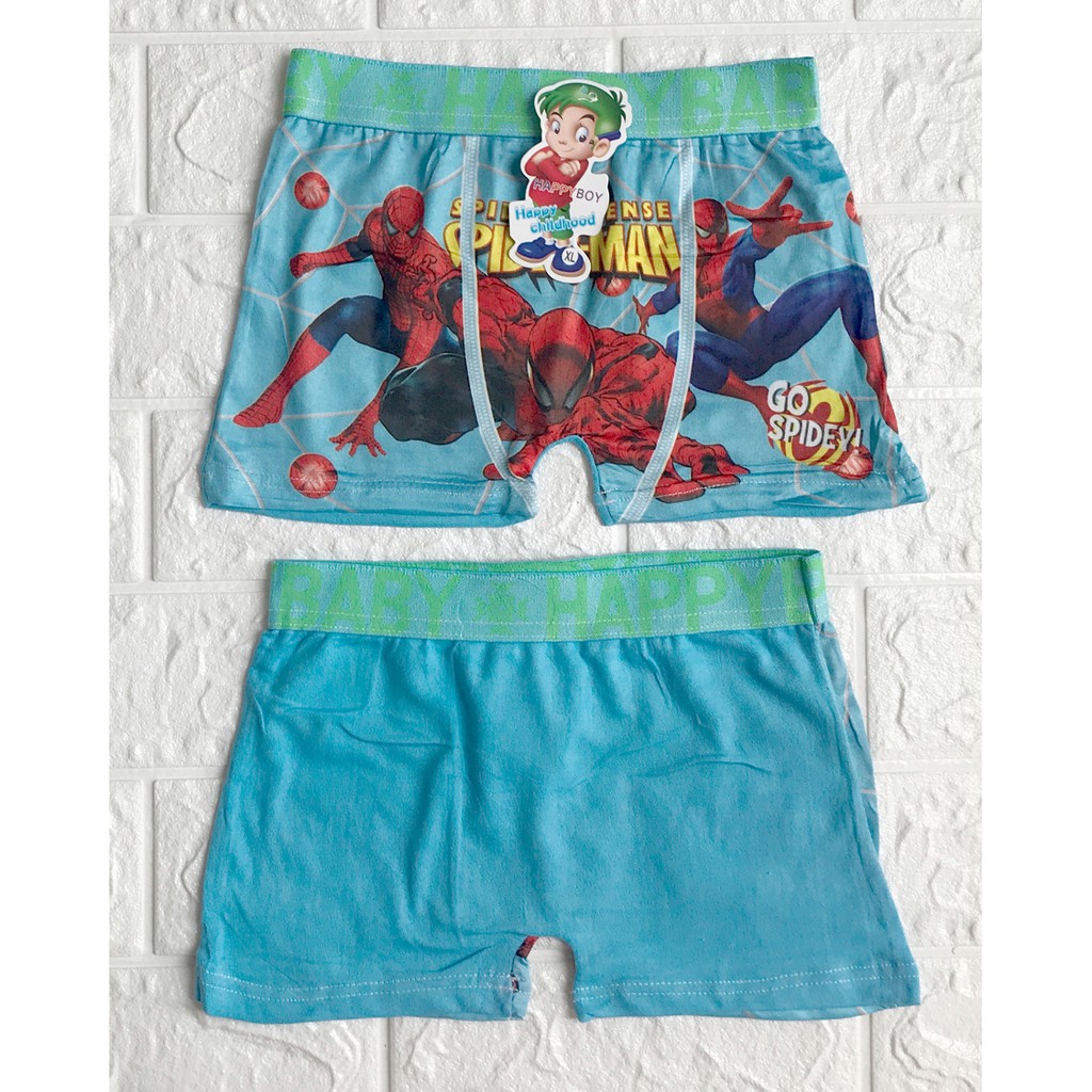 BAYIe - 3 PCS Celana Dalam / CD BOXER Anak laki-laki HAPPY BOY / AGATOS / Kid's Underwear