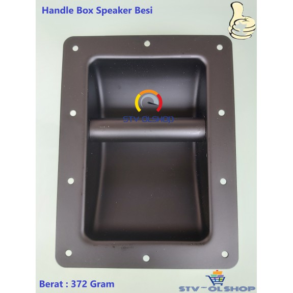 Handle Salon Besar Plat Besi Import / Handle Speaker Besi Oval Besar