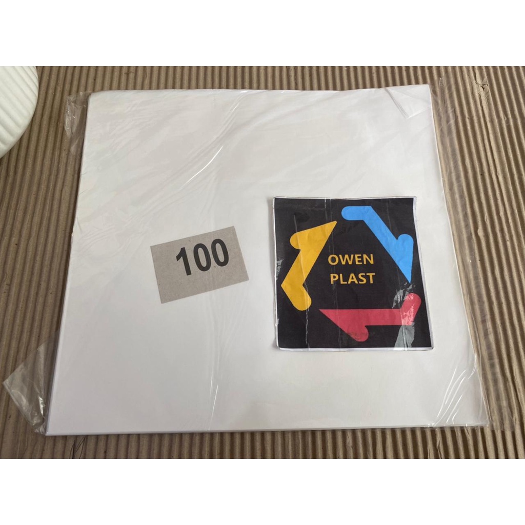 

KERTAS NASI MCD KFC/KERTAS KEBAB BURGER ANTI MINYAK/KERTAS BUNGKUS NASI PUTIH TERMURAH ISI 100 LBR