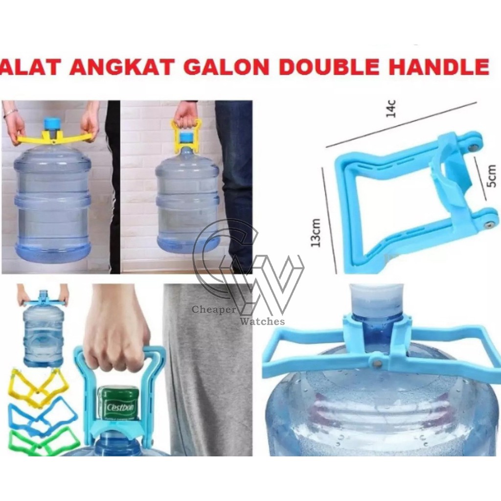 Cheaper-Alat Angkat Galon Air Holder Pengangkat Galon Double Handle Praktis Baru Dan Murah COD Bayar Di Temp