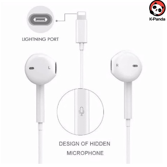 Legend Time Headset earphone iphone colokan lightning For i7/8/X/XS/XR Headset