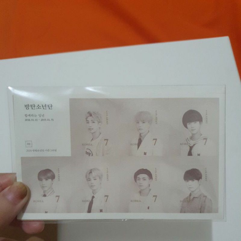 BTS SEASON GREETING 2018 Photo Stamps