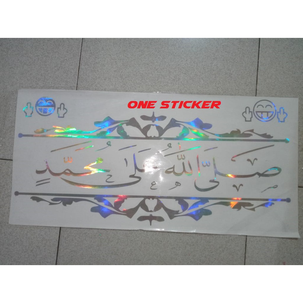 

Ready Stock Stiker Cutting Sholawat Hologram / Po Haryanto / Sticker Bismania GGS