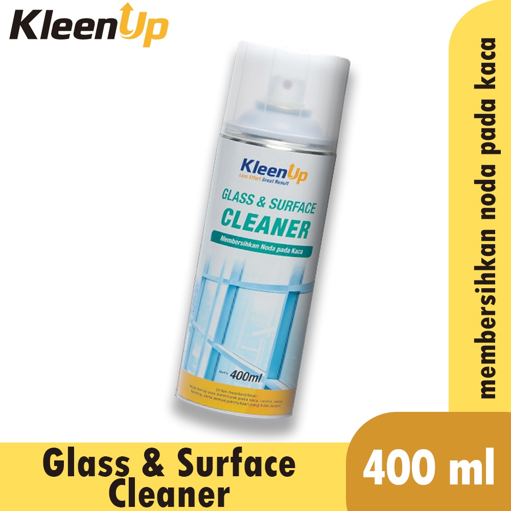 Ktmstore Kleen Up Glass &amp; Surface Cleaner Spray Pembersih noda Kaca Jendela