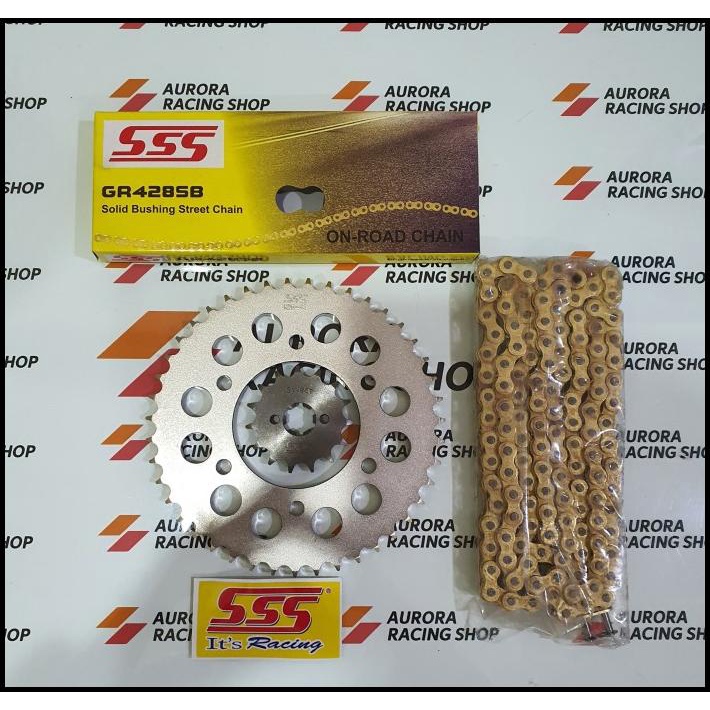 Gear Set Sss 428 Vixion Lama / New Vixion / Byson / Mx King