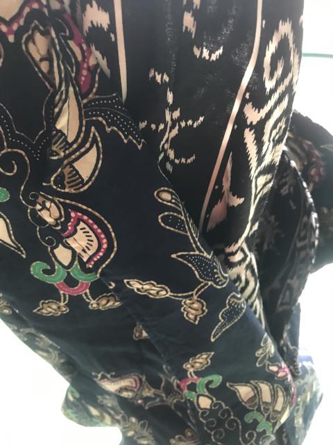 Ts 2714 / Blazer Batik Wanita Katun Stretch Elena Atasan Kerja Batik Modern