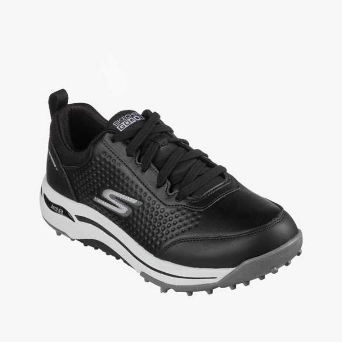 Sepatu Golf Pria Skechers Golf Arch Fit Set - Hitam