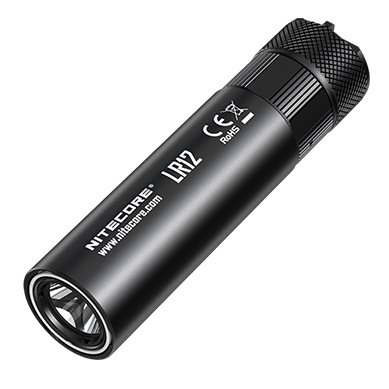 NITECORE Senter 2in1 Design Lipstick CREE XP-L HD V6 1000 Lumens - LR12 - Black