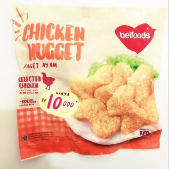 

Naget Chicken Nugget Ayam 170 g Belfoods Nuget