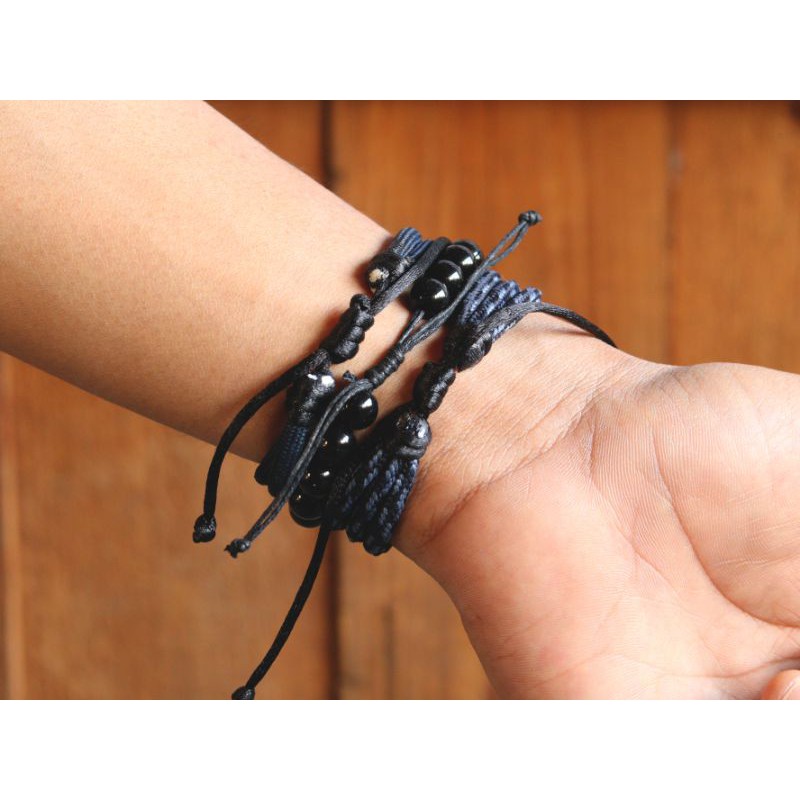 Gelang Paket Jangkar Hitam Biru