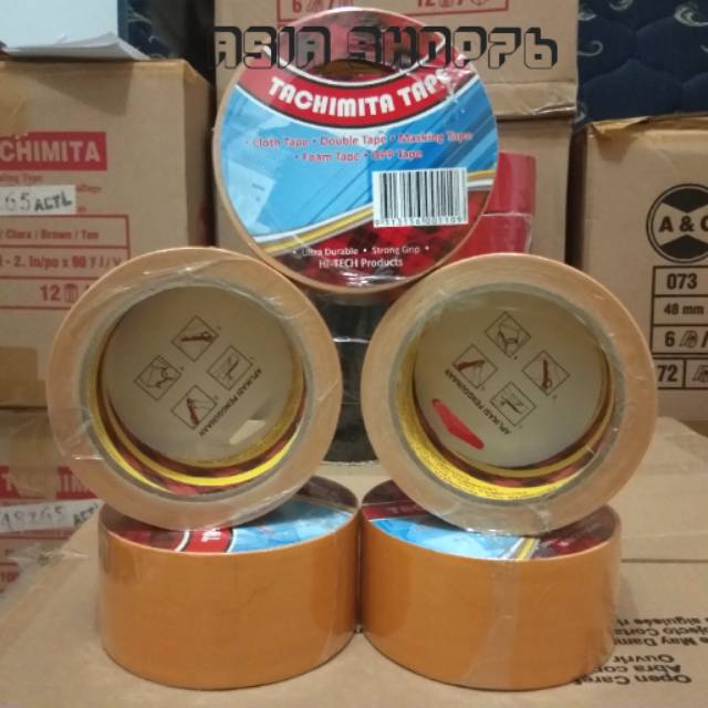

Cloth tape lakban kain Tachimita kuning