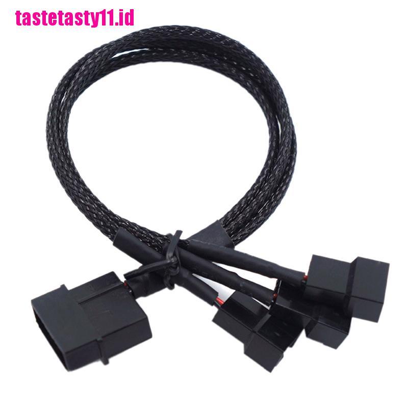 Adapter Splitter Power Fan 3 Pin / 4Pin Bahan Tembaga Untuk Komputer