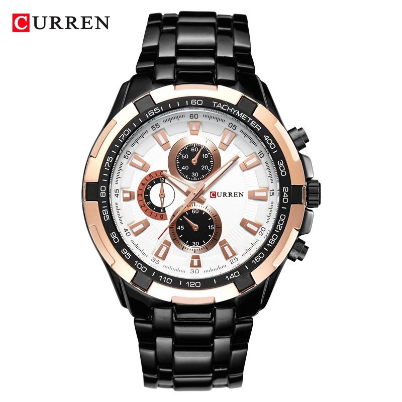 CURREN 8023 Jam Tangan Pria Analog Stainless Steel WK-SBY