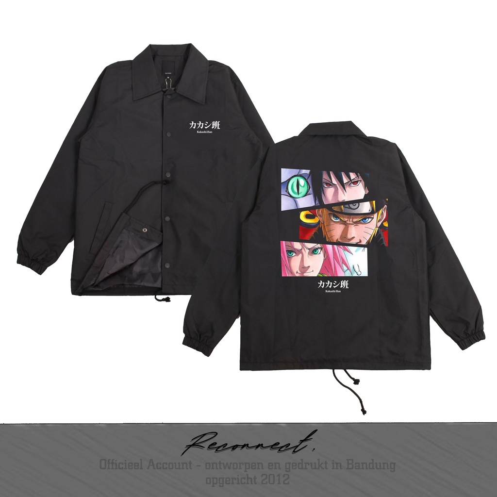 Reconnect Coach Jacket Naruto Team 7 - Naruto Tim Kakashi - Unisex