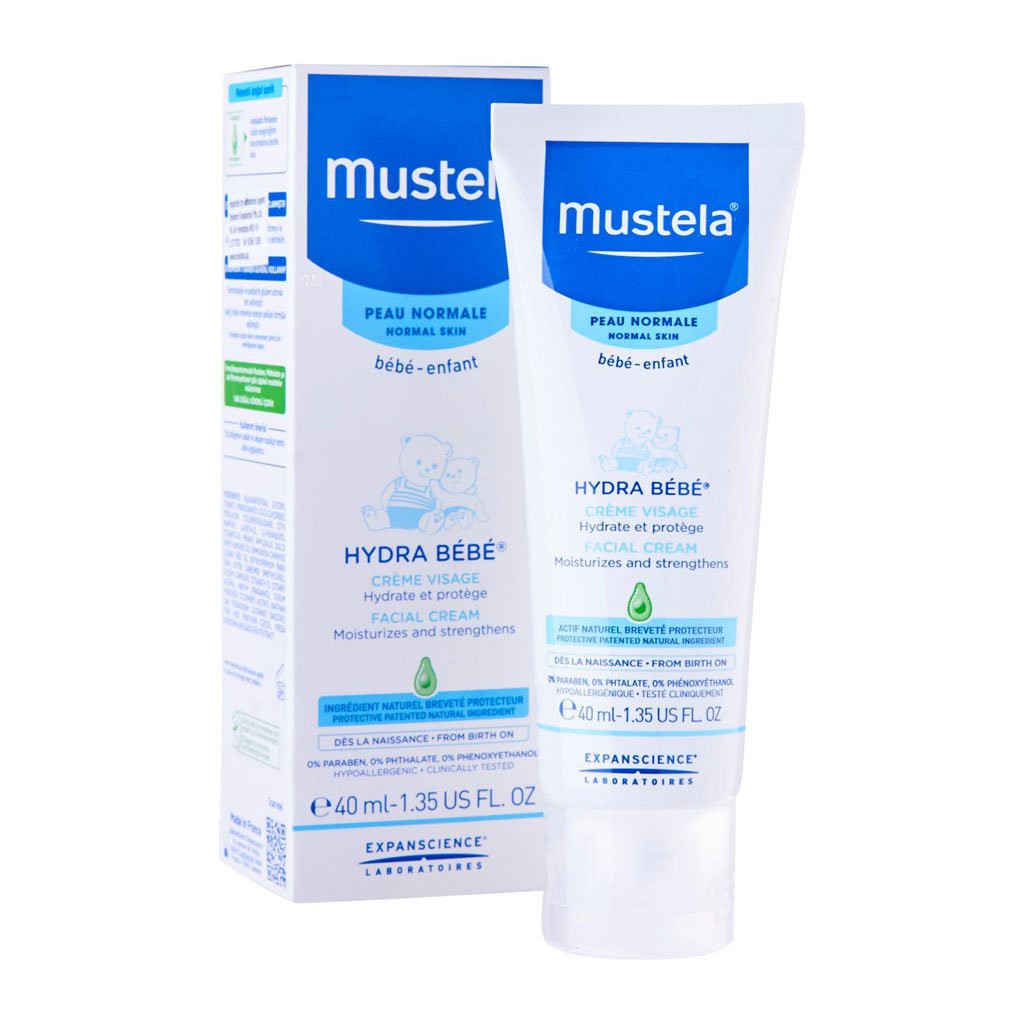 Krim Wajah Bayi Mustela Hydra Bebe Facial Cream 40ml